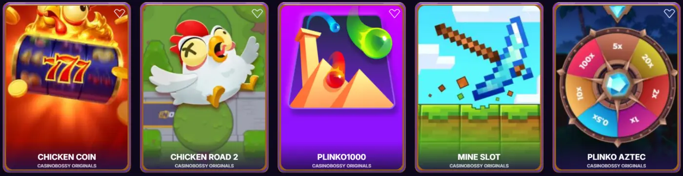 CasinoBossy Originals Games