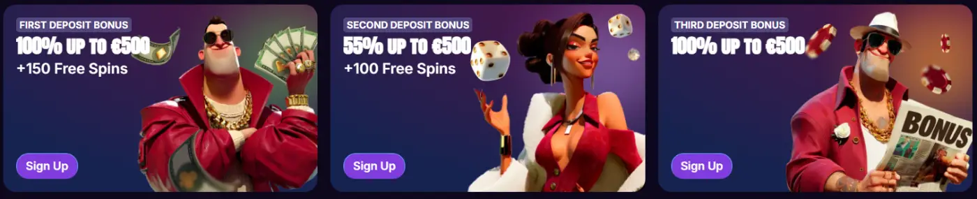 CasinoBossy Welcome Package